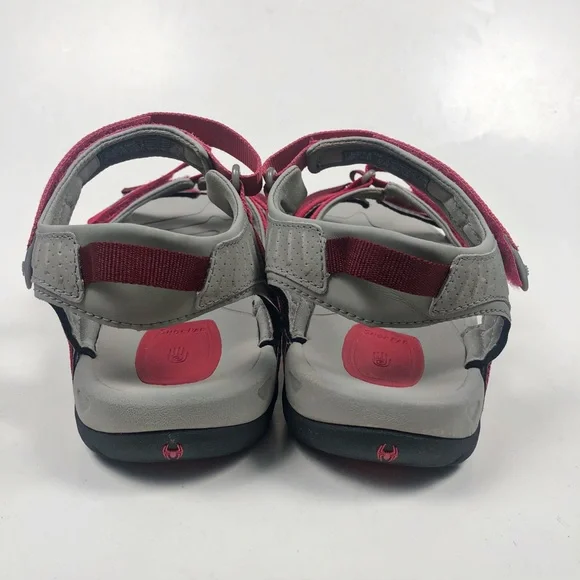 Teva Women's Strappy Red Sandals Sz 10 - Picture 4 of 5